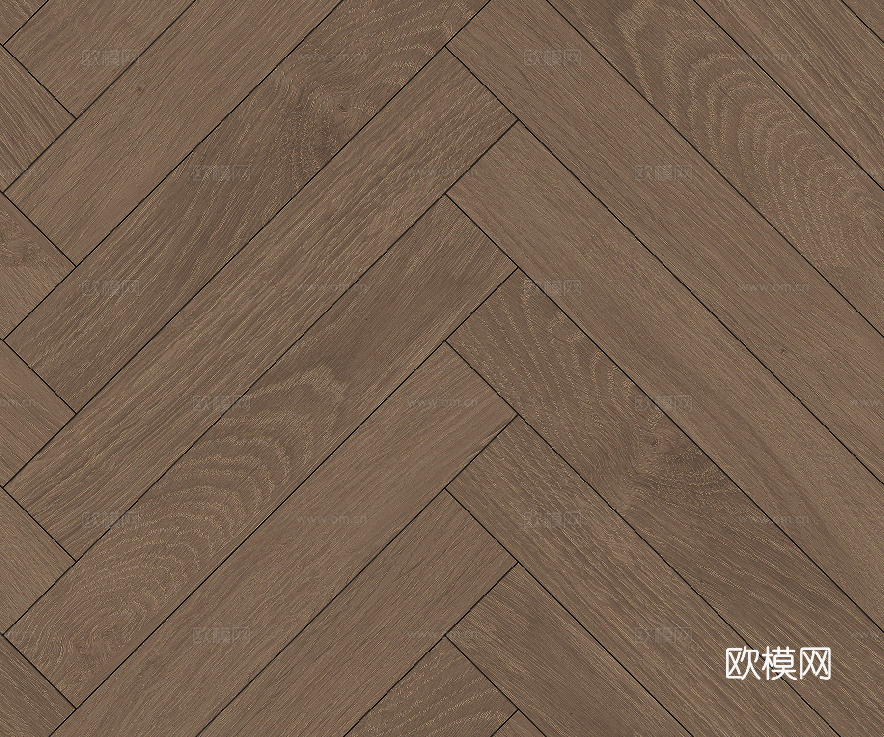 无缝棕咖色人字拼木地板