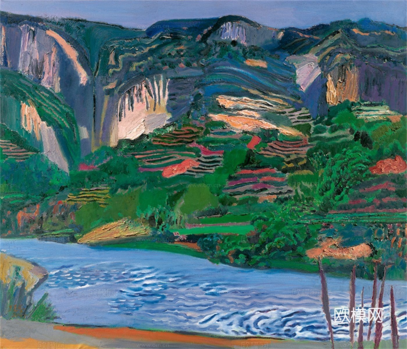 风景油画，风景画，抽象画，装饰画，艺术画