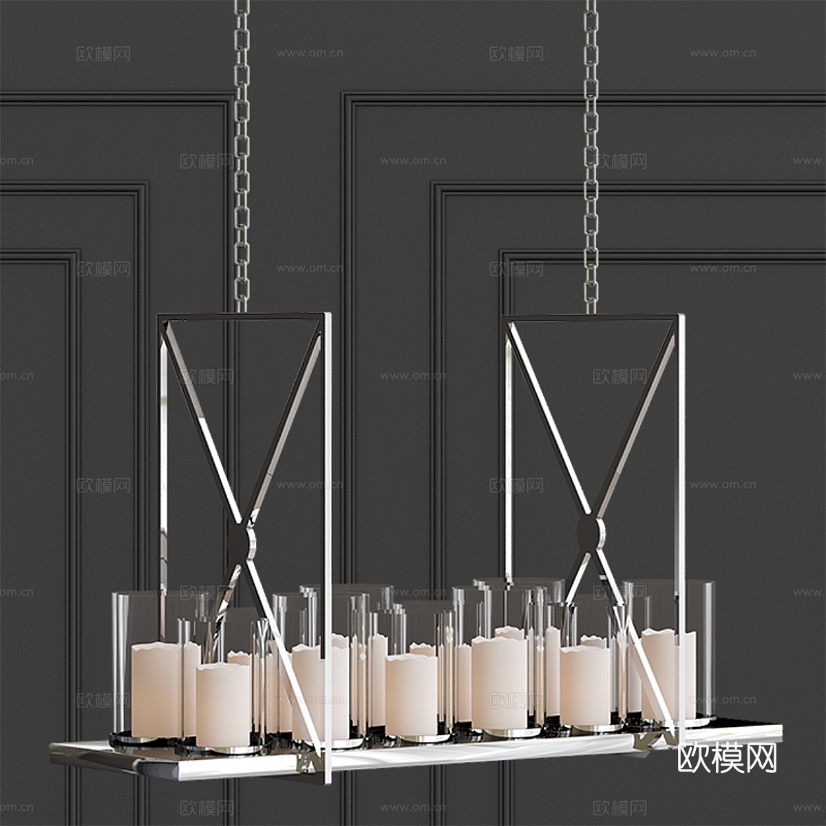 艾克霍尔茨 Summit 吊灯3d模型下载