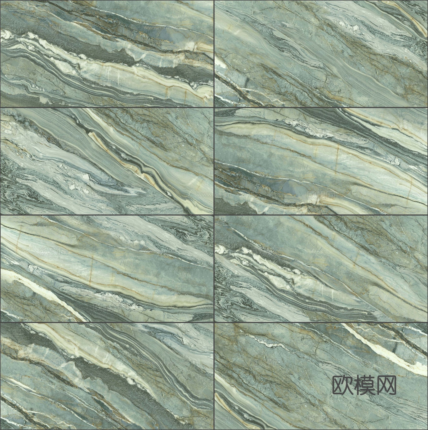 无缝绿色大理石瓷砖