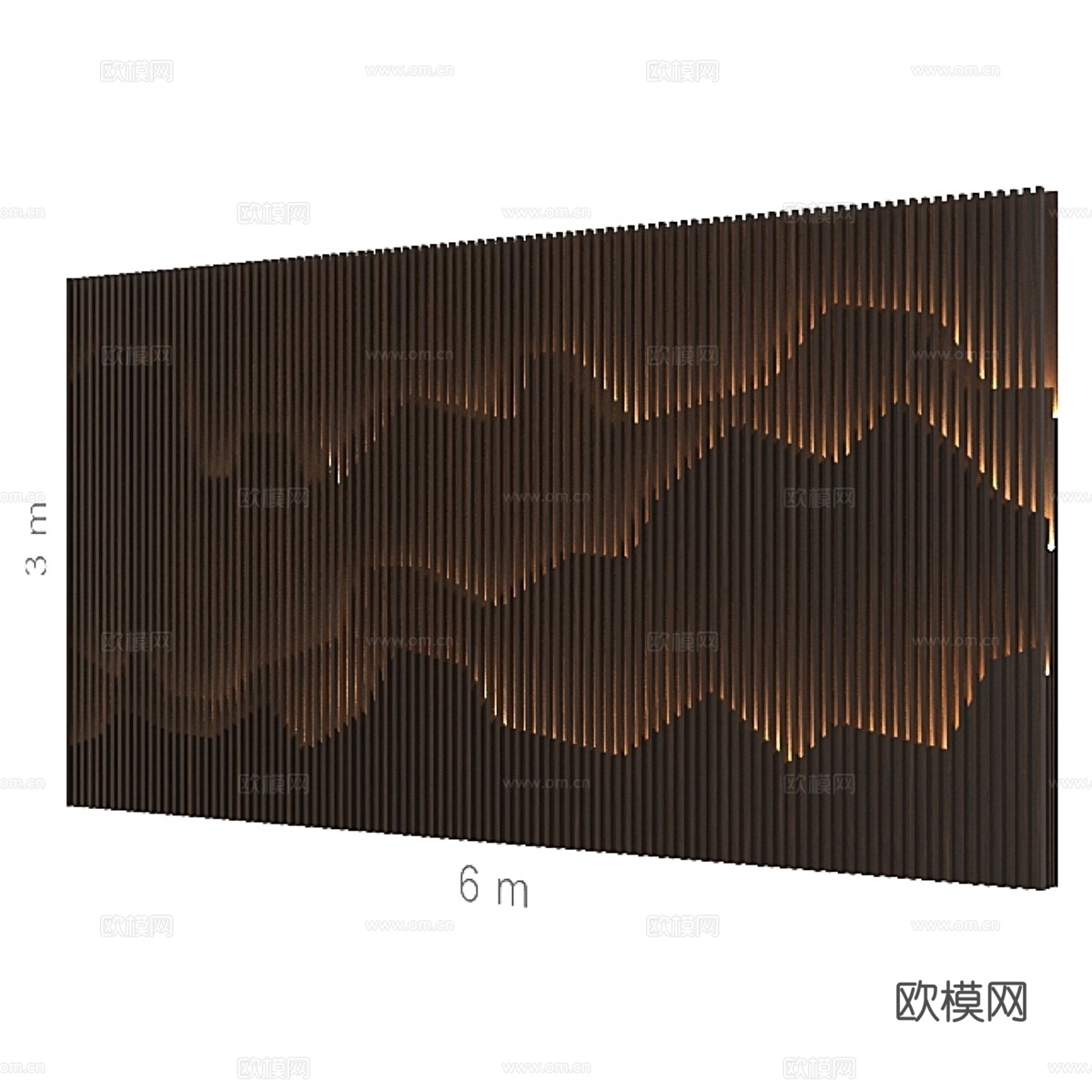 装饰墙 78.3d模型下载