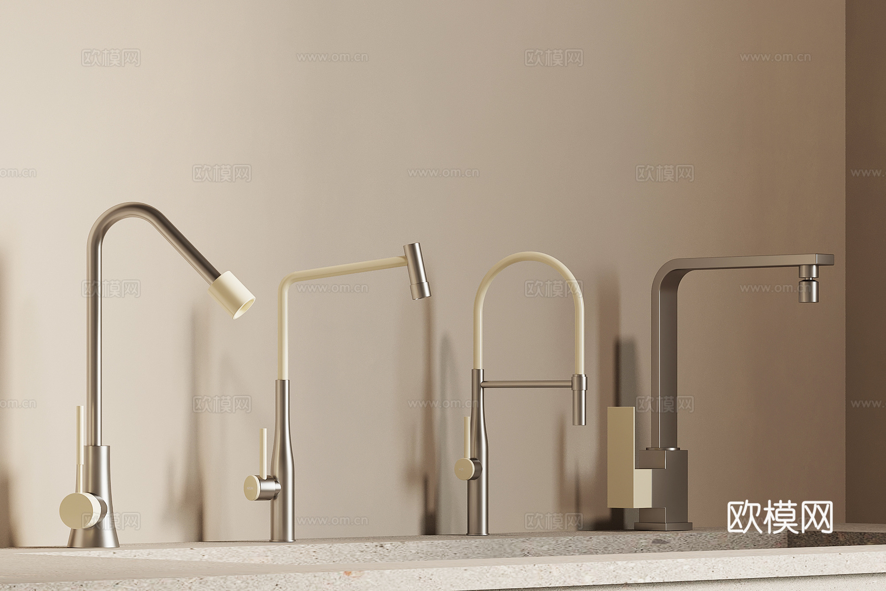 中古复古水龙头 现代水龙头3d模型下载