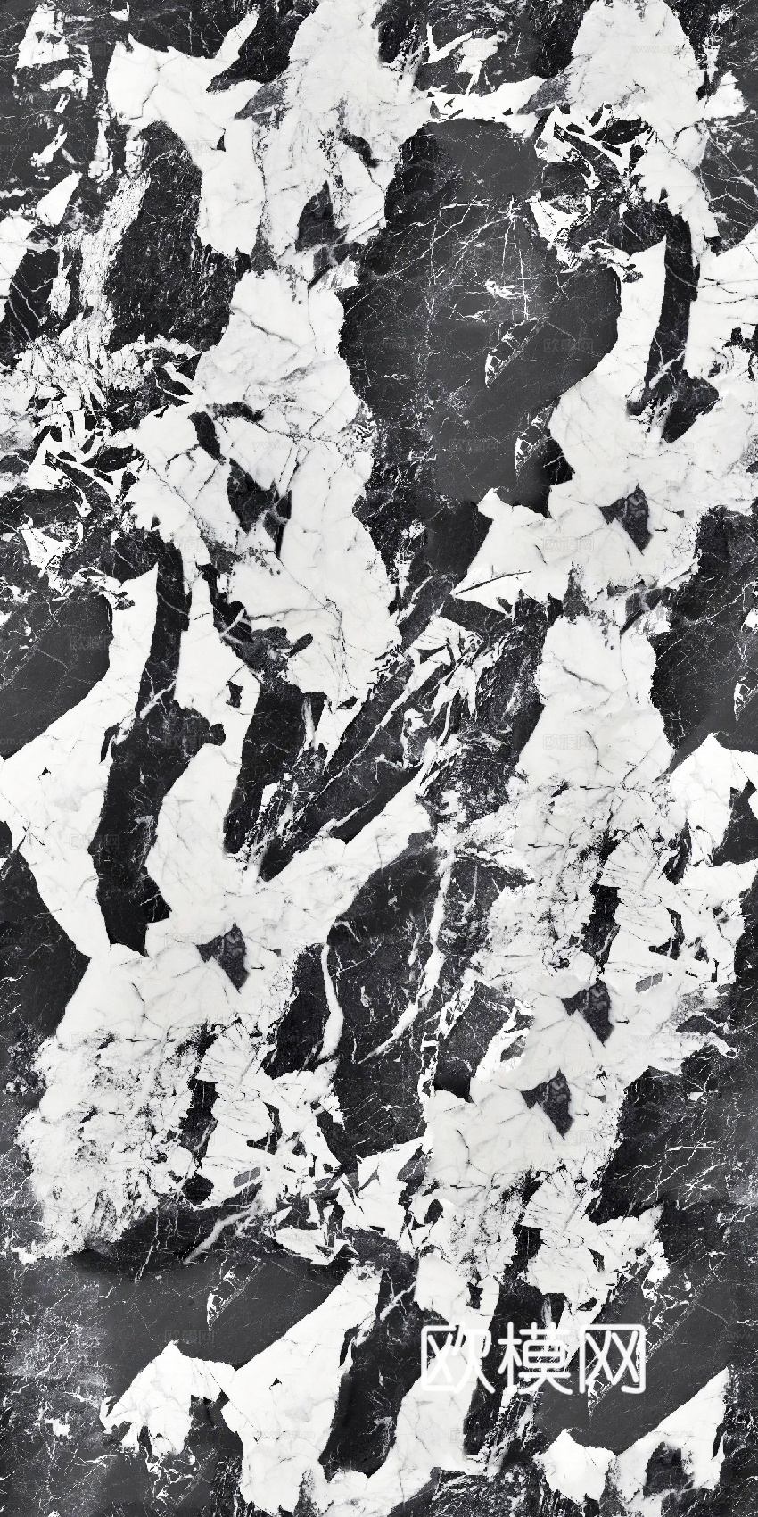 无缝宝格丽拿破仑黑大理石