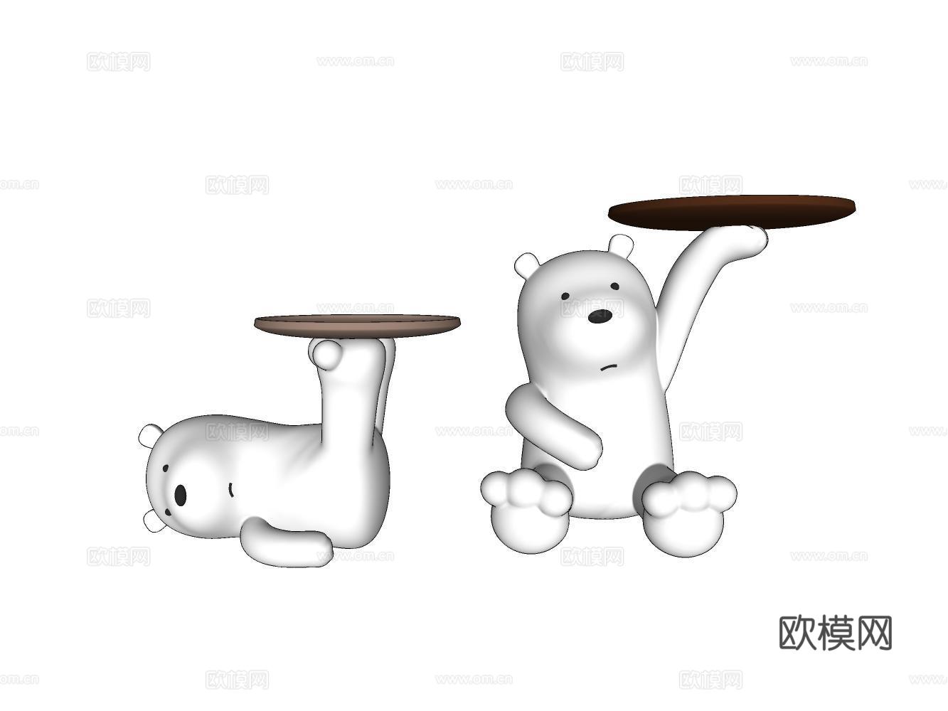 饰品摆件su模型