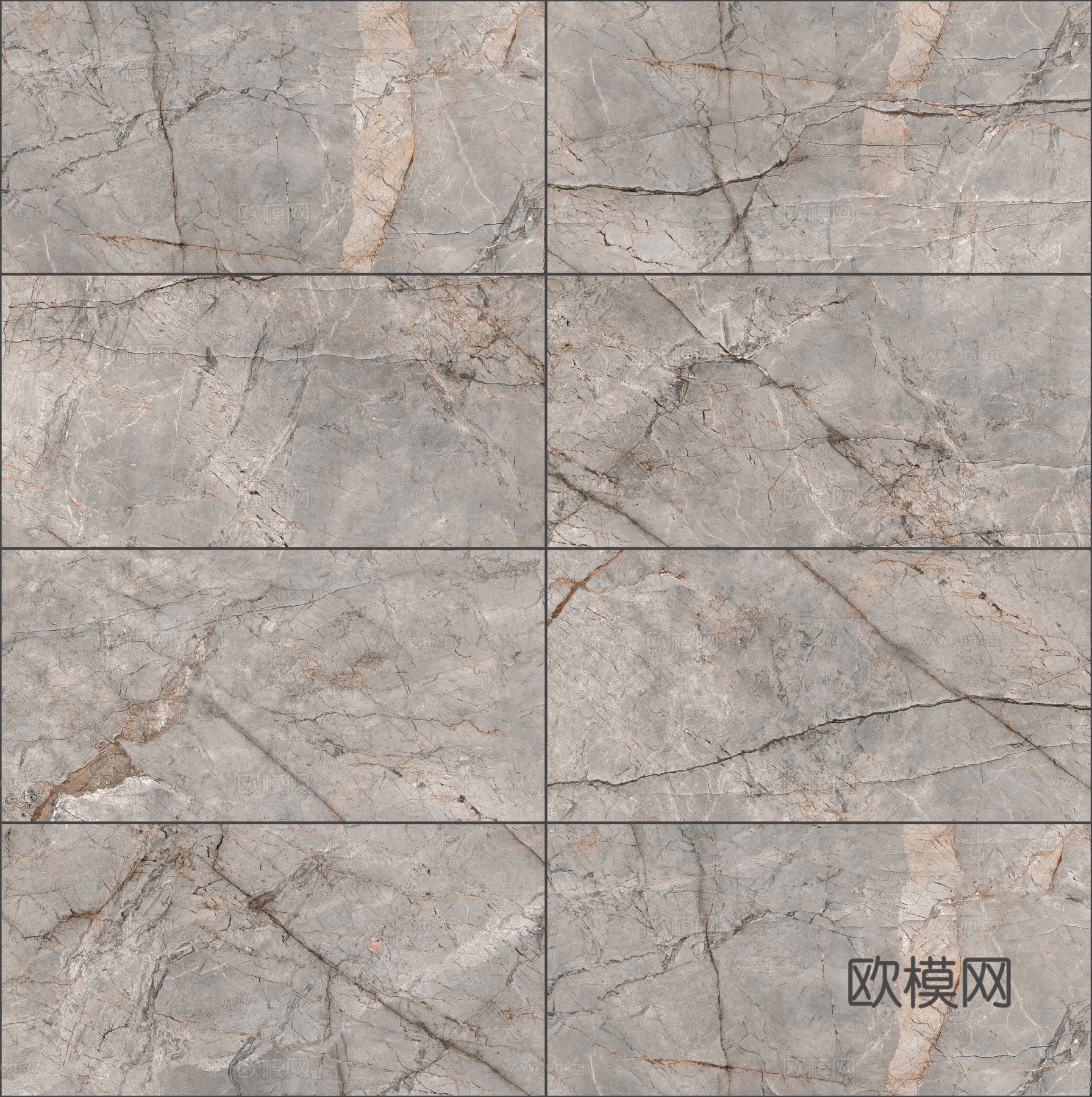 无缝灰色大理石瓷砖