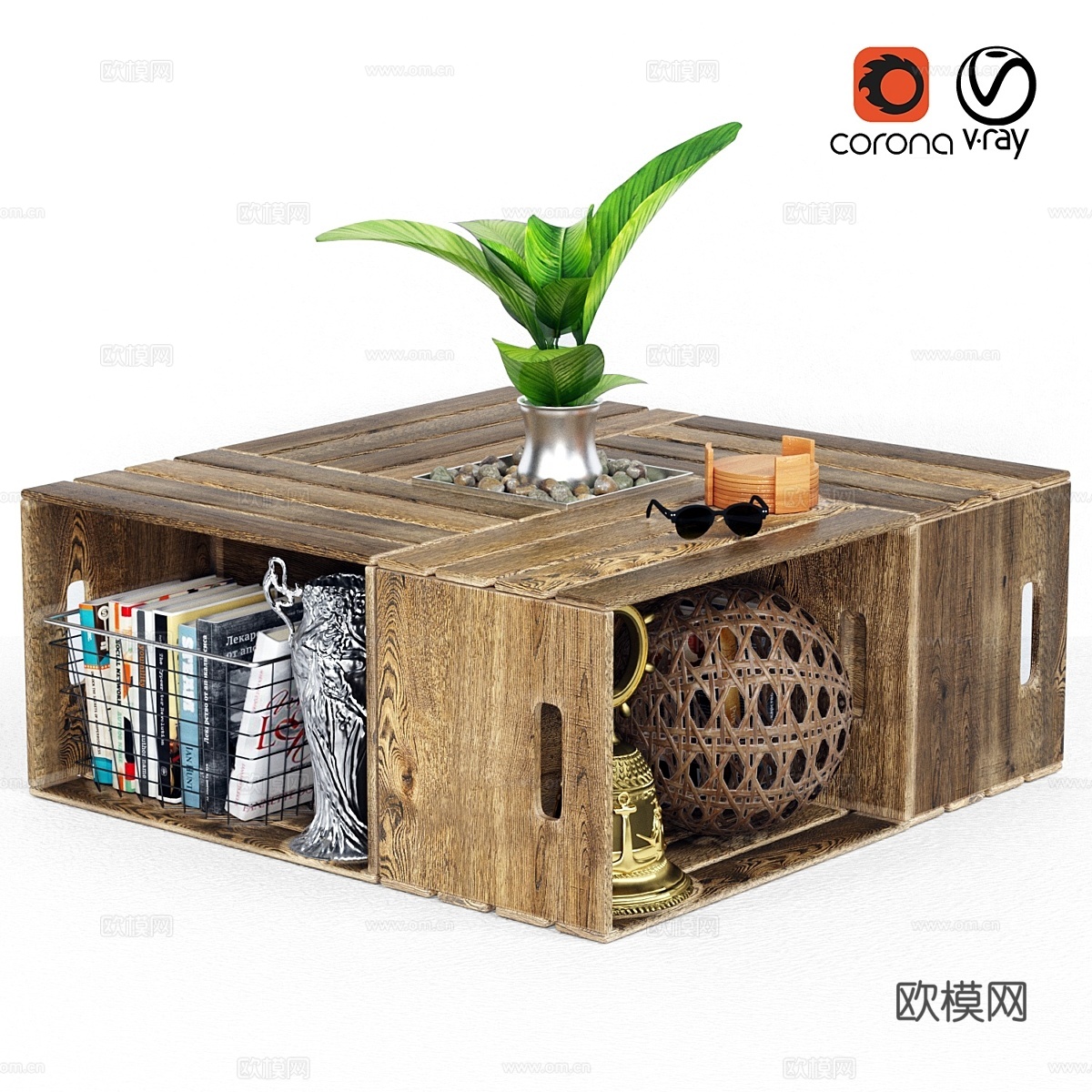 抽屉桌3d模型下载