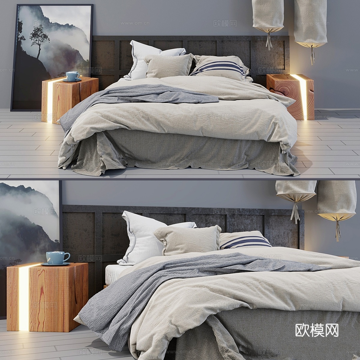 冬日梦境 - 睡眠套装3d模型下载