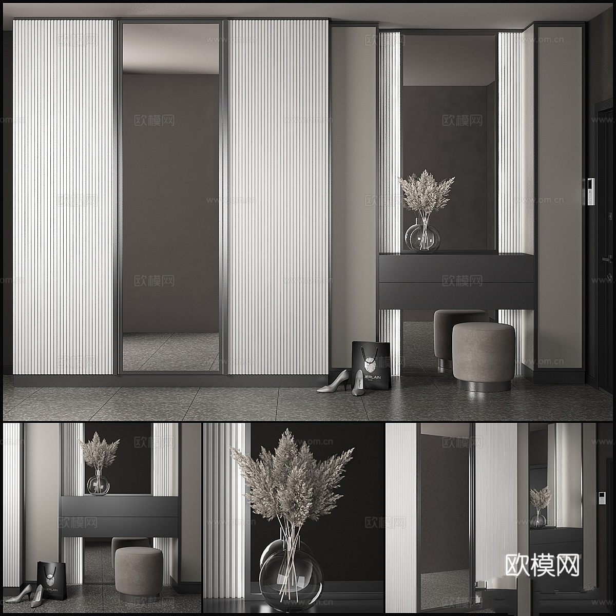 家具组合 403d模型下载