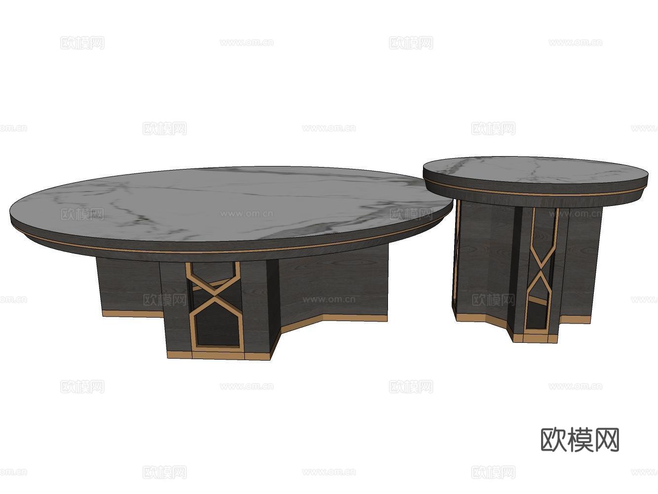 茶几su模型下载（渲染图2）