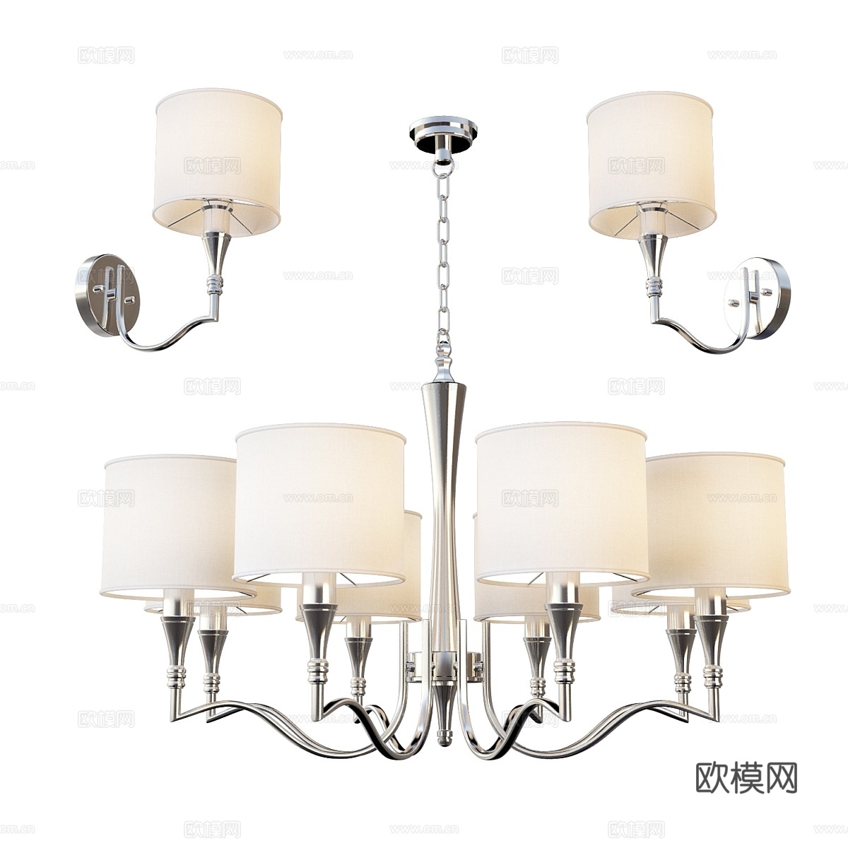 MW-Light Konrad 吊灯3d模型下载