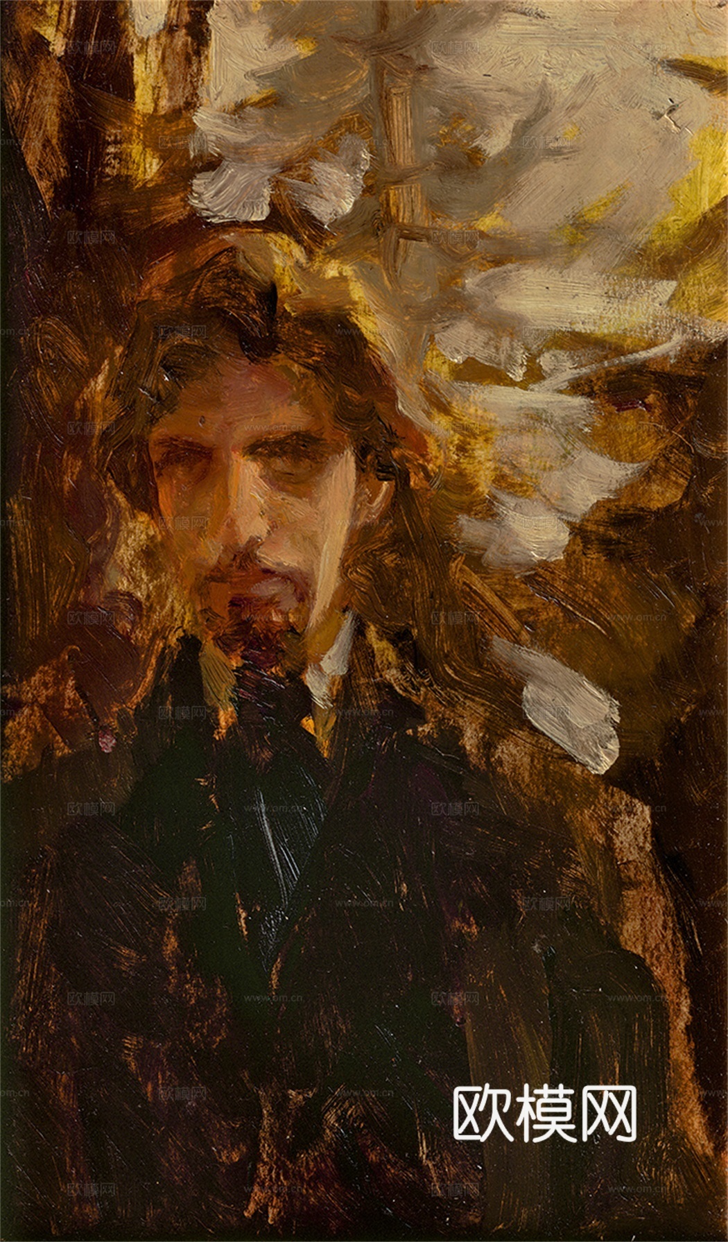 人物油画，人物画，装饰画，艺术画