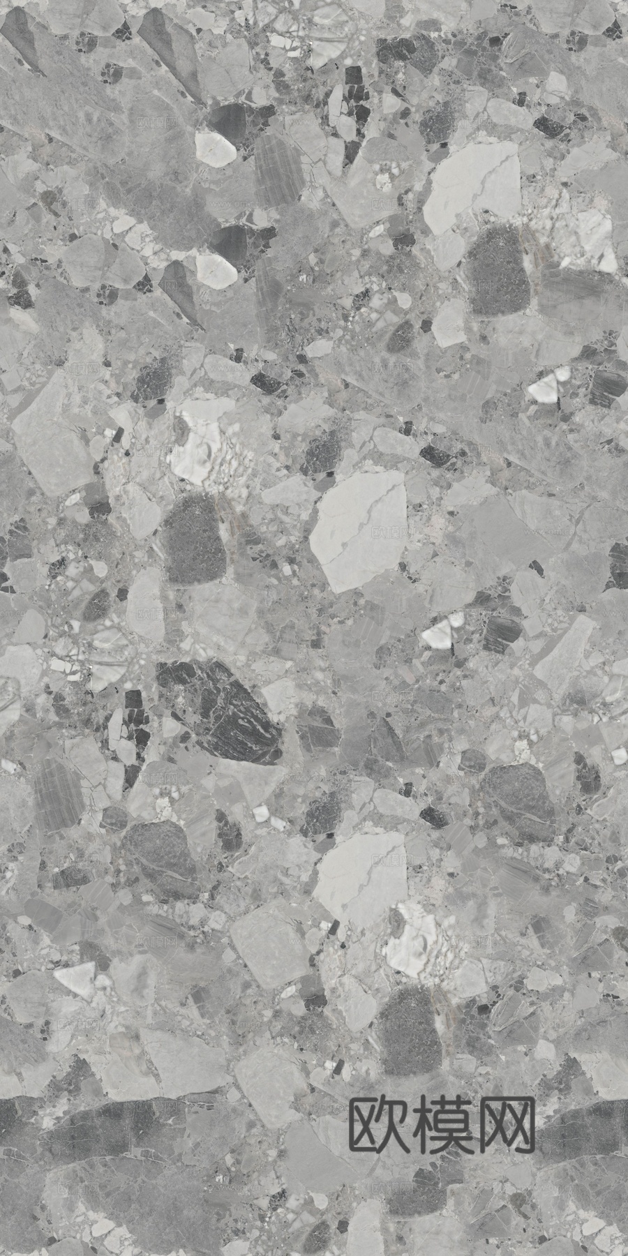 无缝洛米灰水磨石