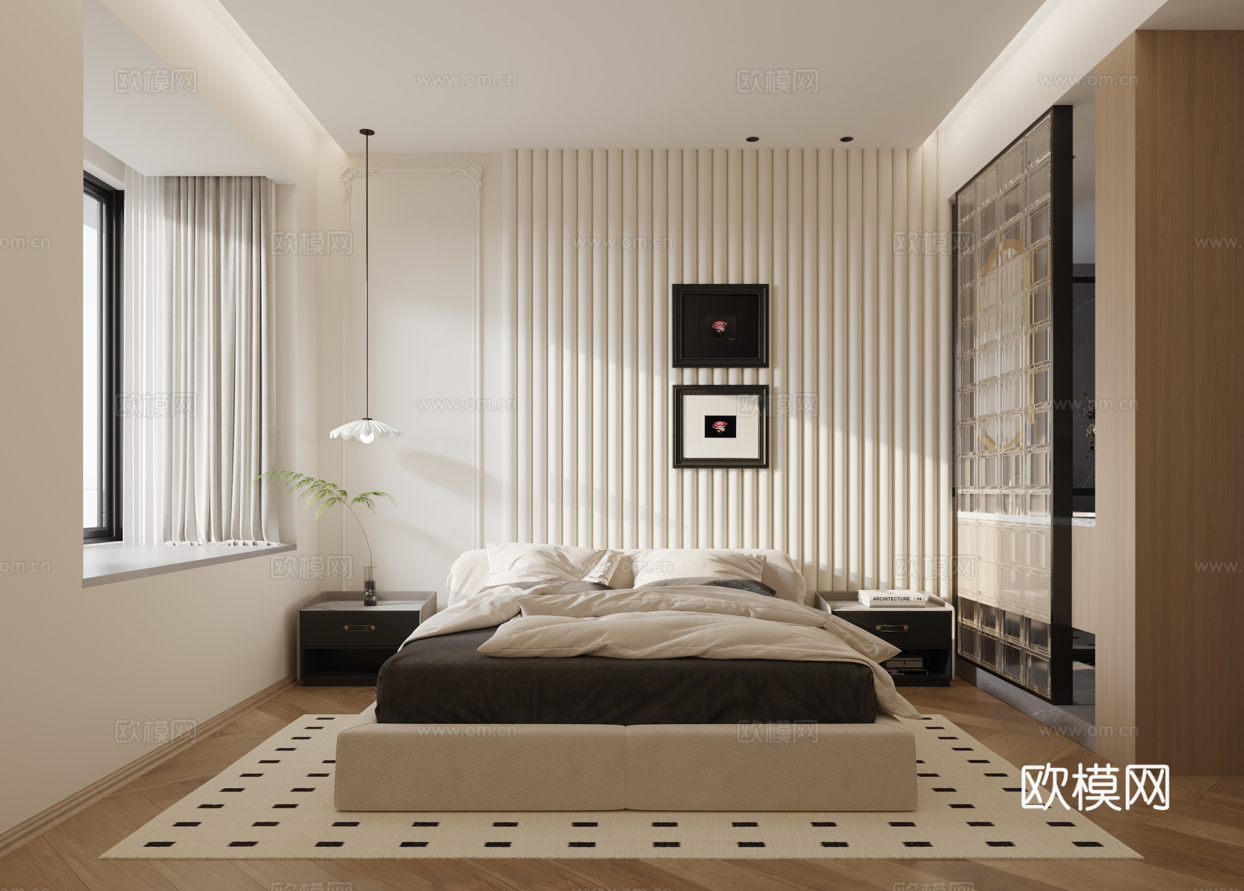 轻奢法式别墅 最新全套施工图 效果图合集cad施工图