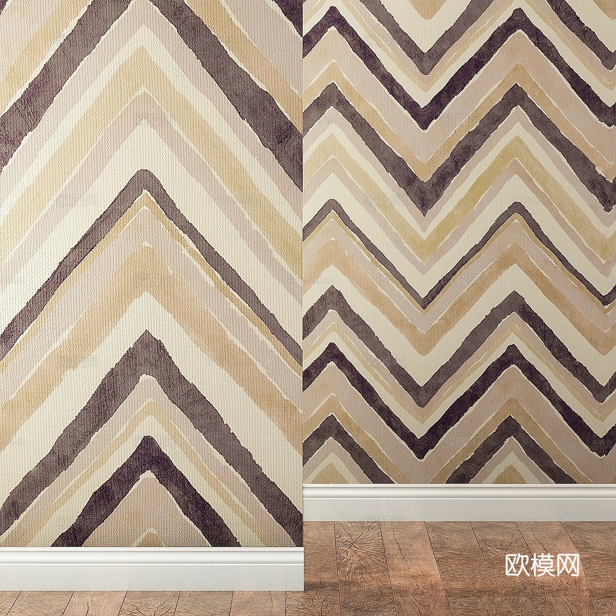 壁纸 SANDERSON 系列 ZIGZAG3d模型下载