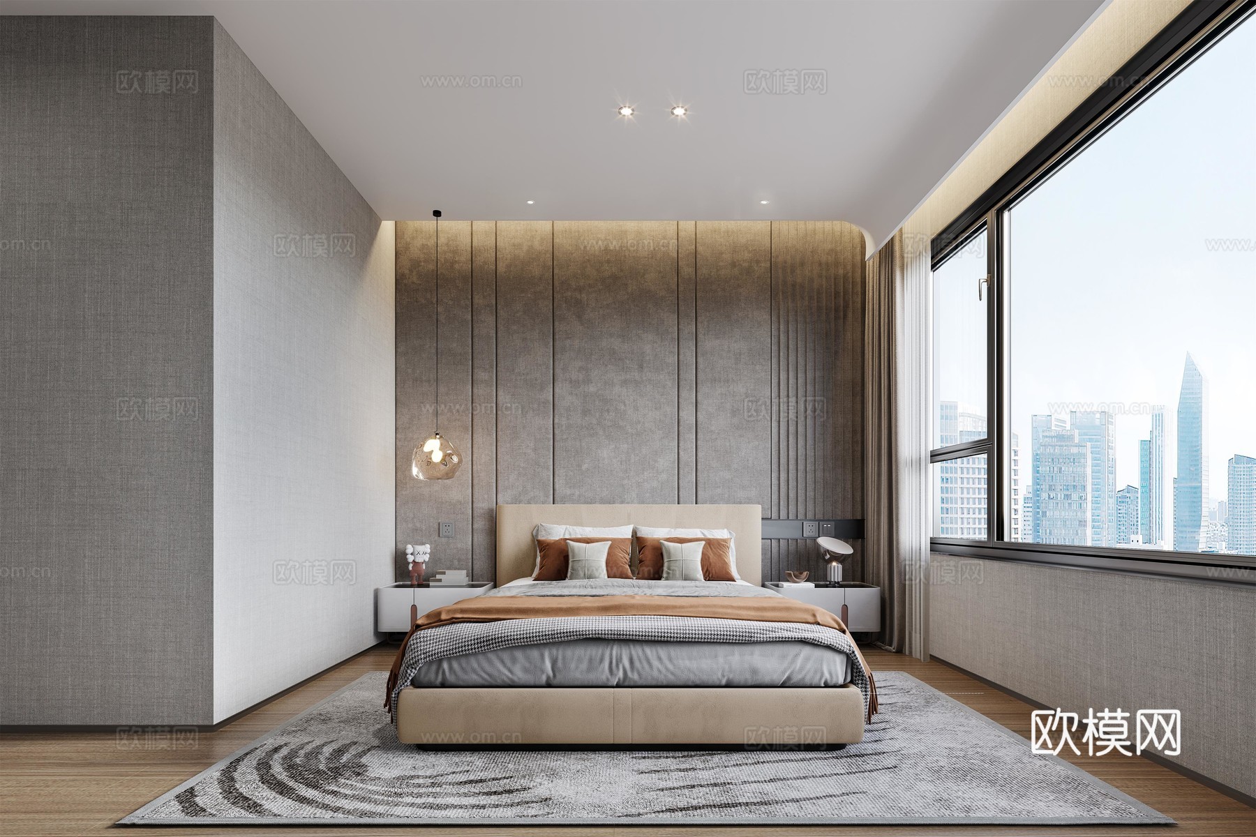 轻奢别墅 样板间 最新全套施工图 效果图合集cad施工图