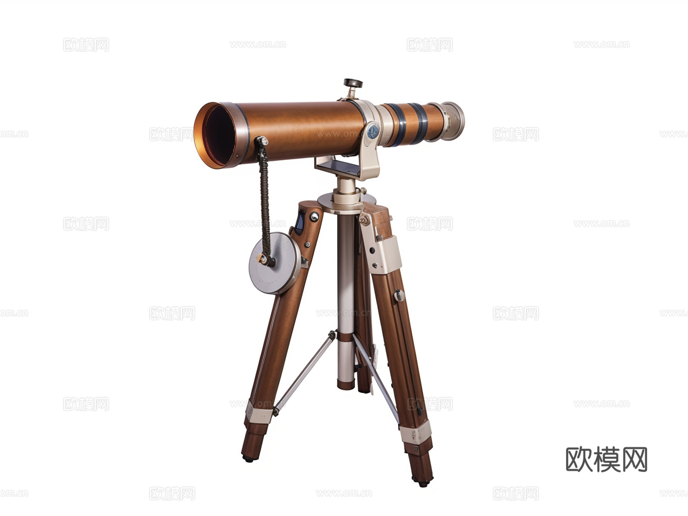 望远镜su模型下载（渲染图1）