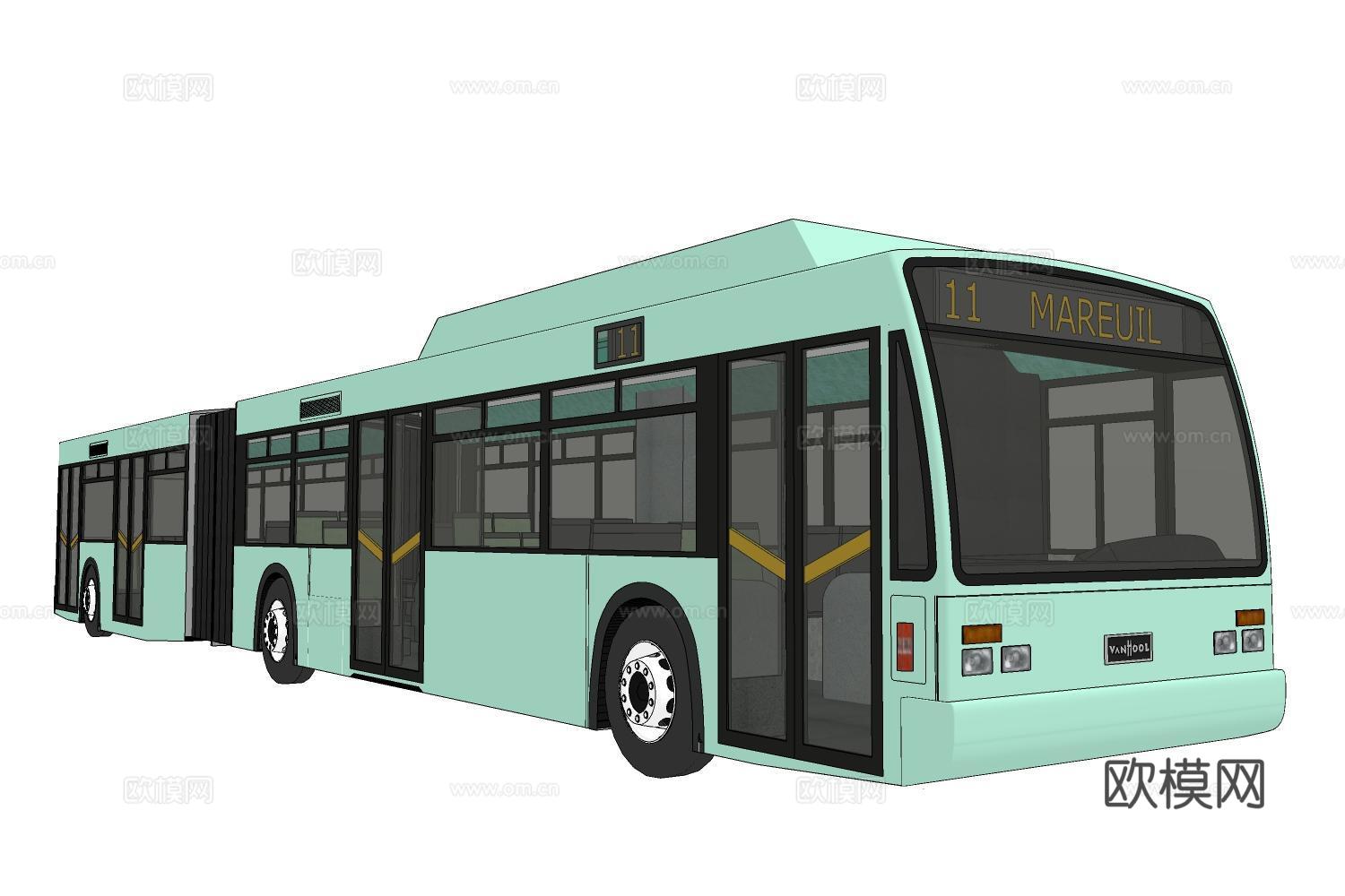 公交车su模型