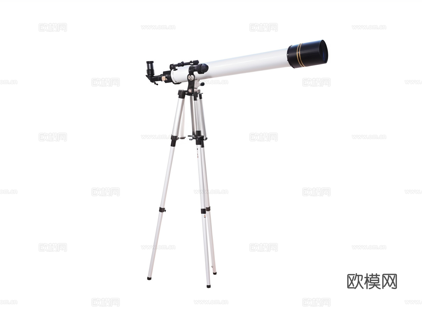 望远镜su模型下载（渲染图1）
