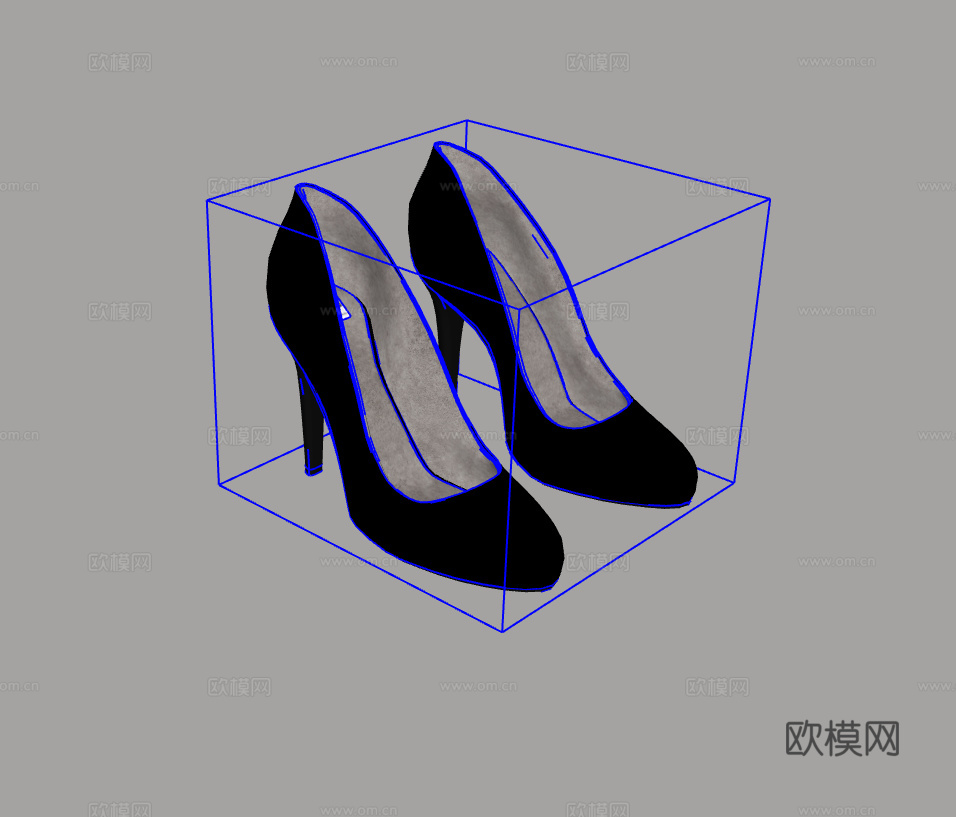 高跟鞋su模型