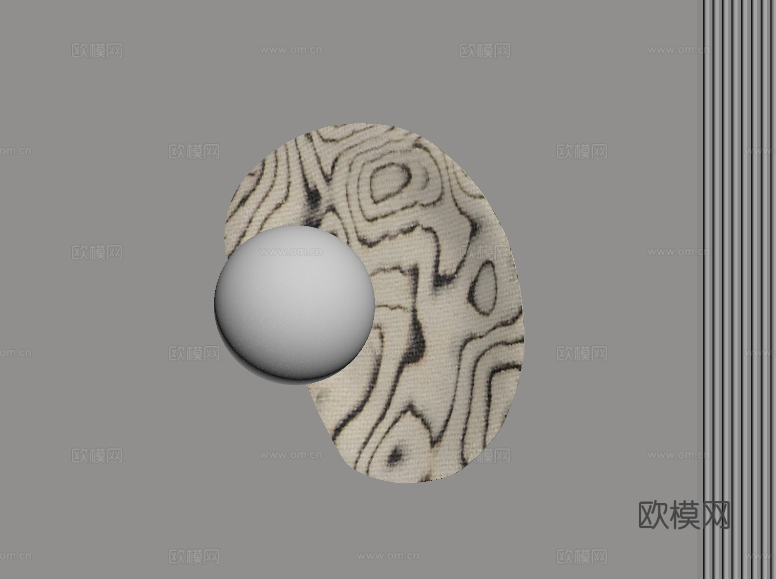 现代壁灯 异型壁灯su模型