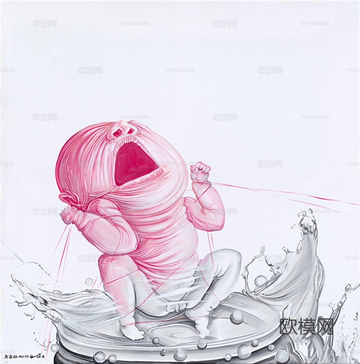 抽象油画，抽象画，装饰画，艺术画，创意画，现代绘画