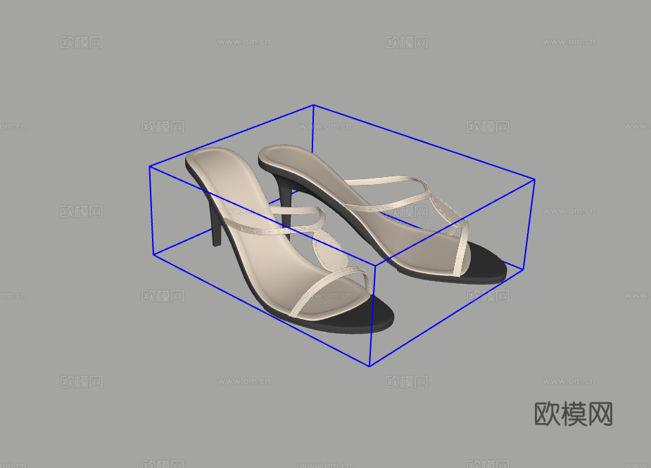 高跟鞋su模型