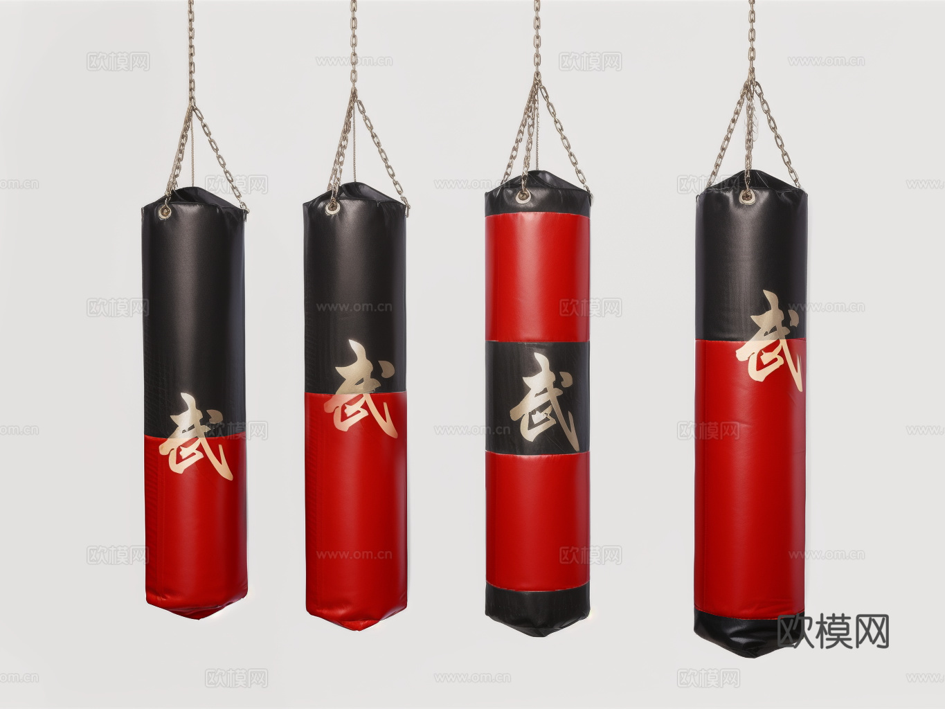 拳击沙袋su模型下载（渲染图1）