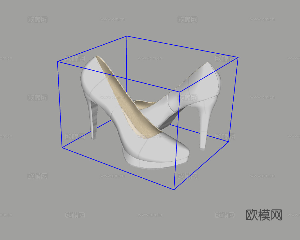 高跟鞋su模型