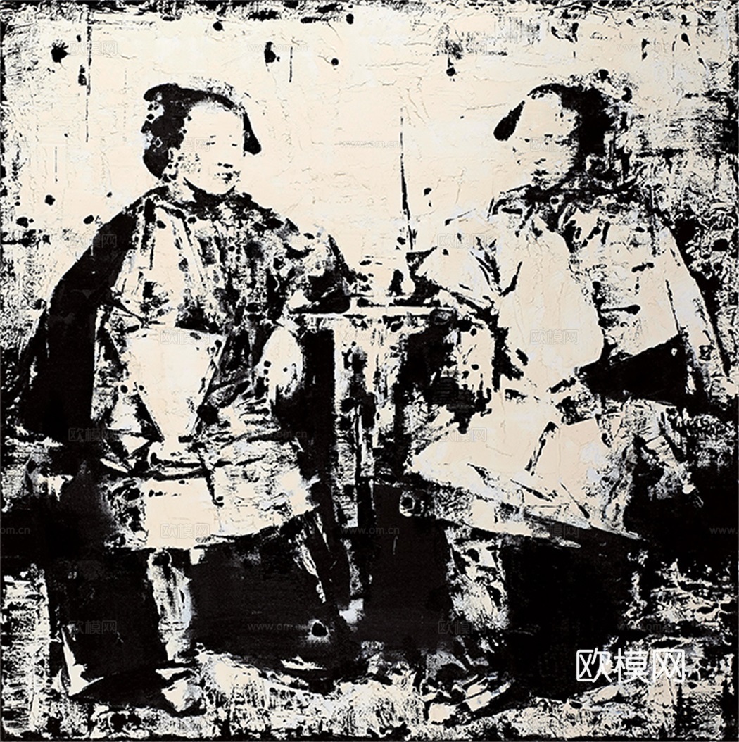 人物油画，人物画，装饰画，艺术画