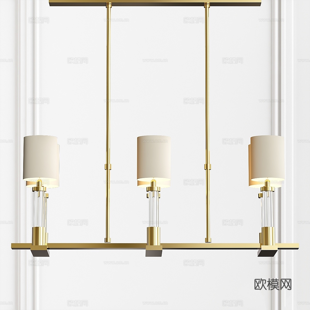 贝克特里亚农吊灯3d模型下载