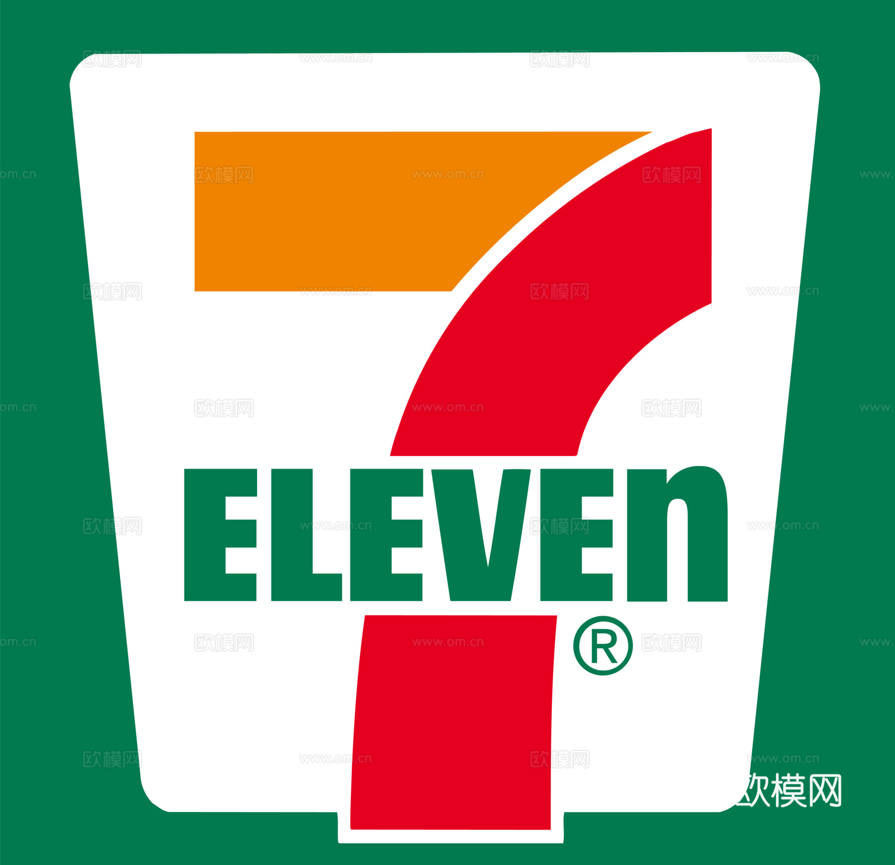 711，超市便利店logo