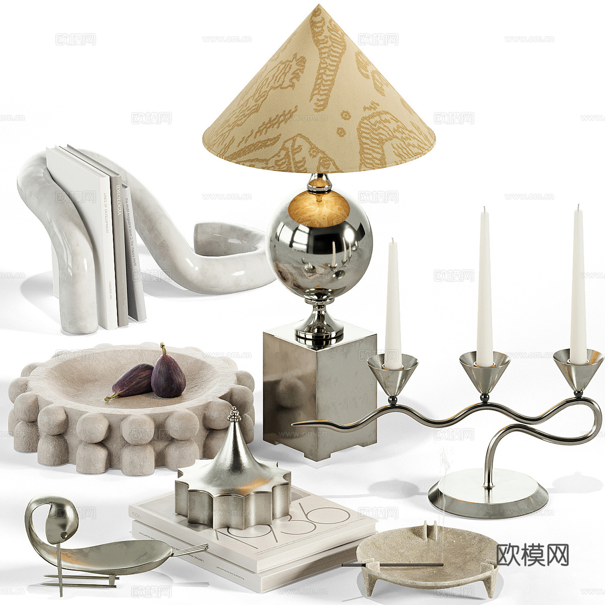 茶具3d模型下载