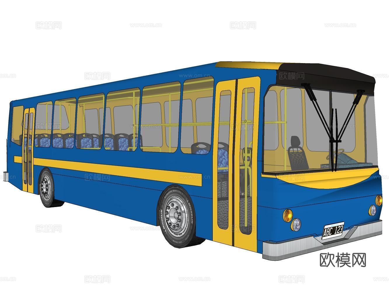 公交车su模型