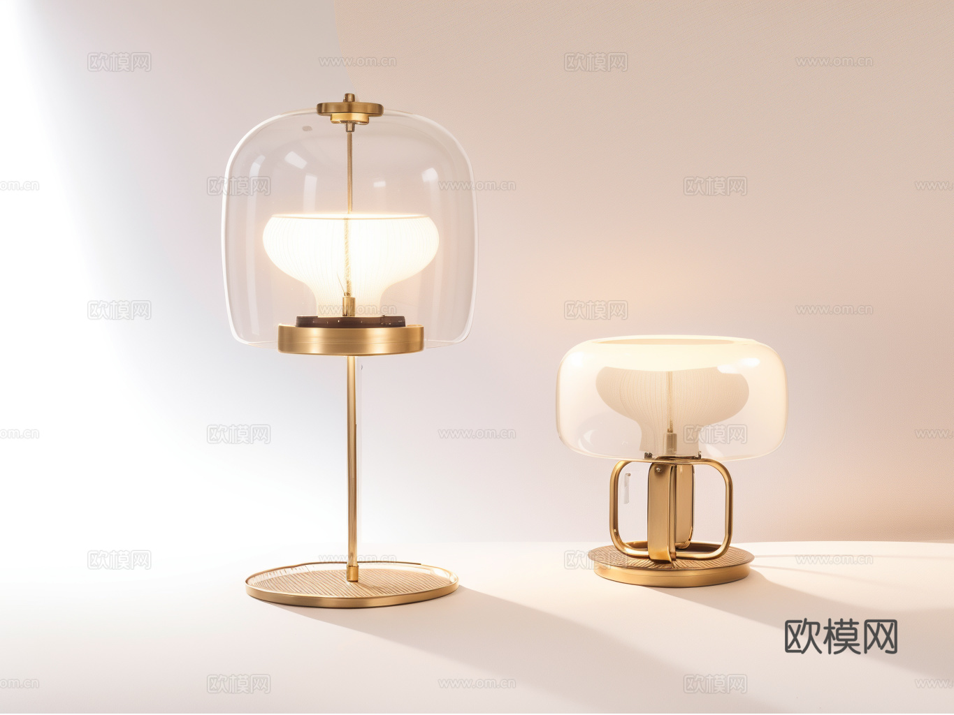 台灯su模型
