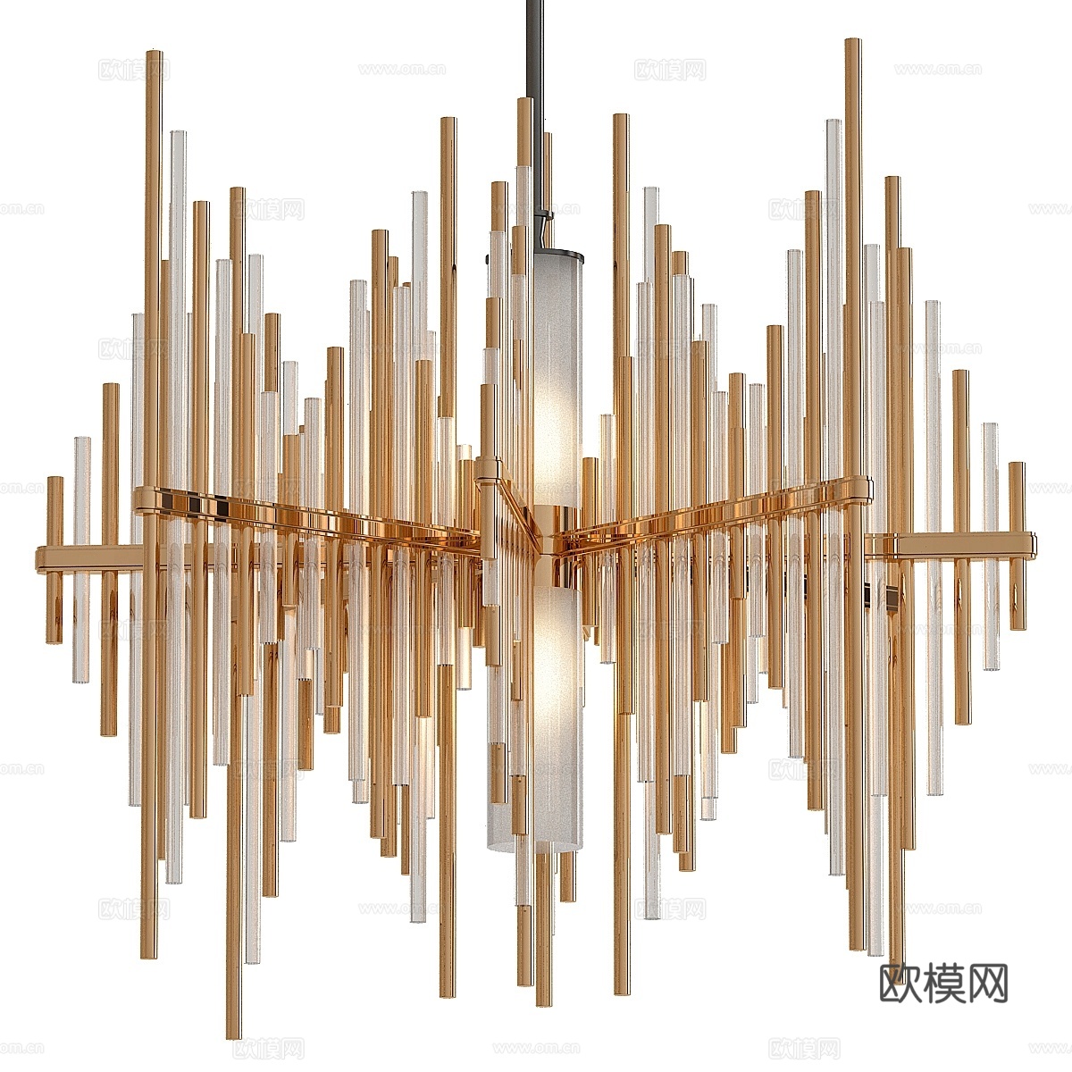 科贝特照明 238-42 金箔3d模型下载