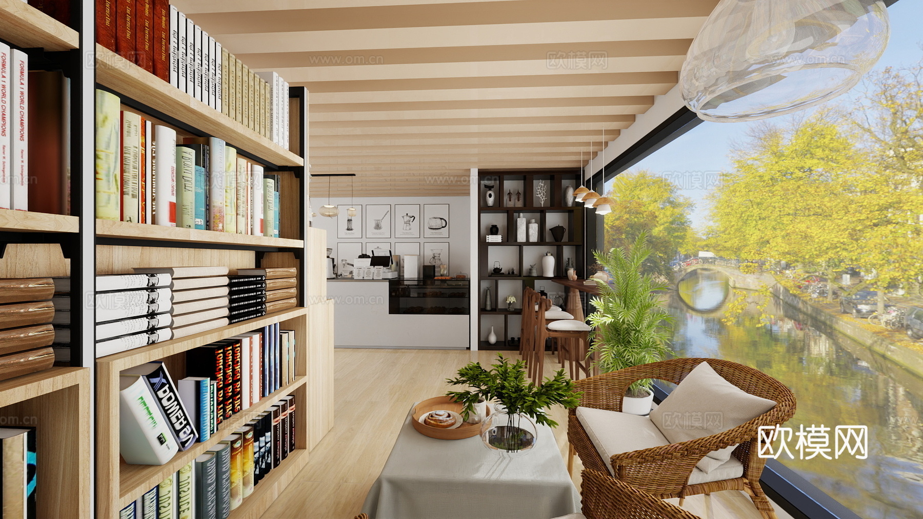 现代咖啡厅平面布局图效果图  咖啡厅平面布局图  咖啡厅平面cad施工图