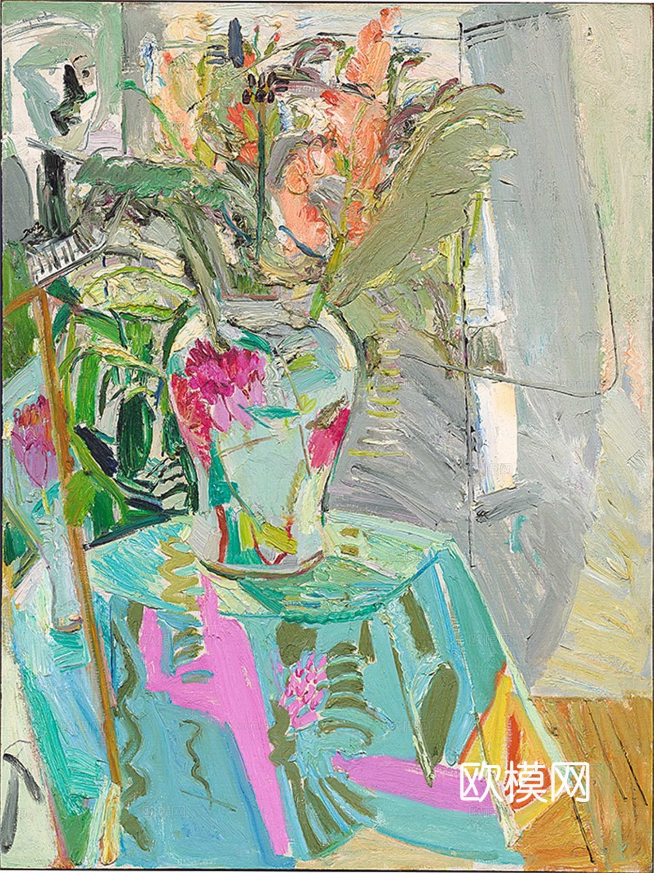 抽象油画，抽象画，装饰画，艺术画，创意画，现代绘画