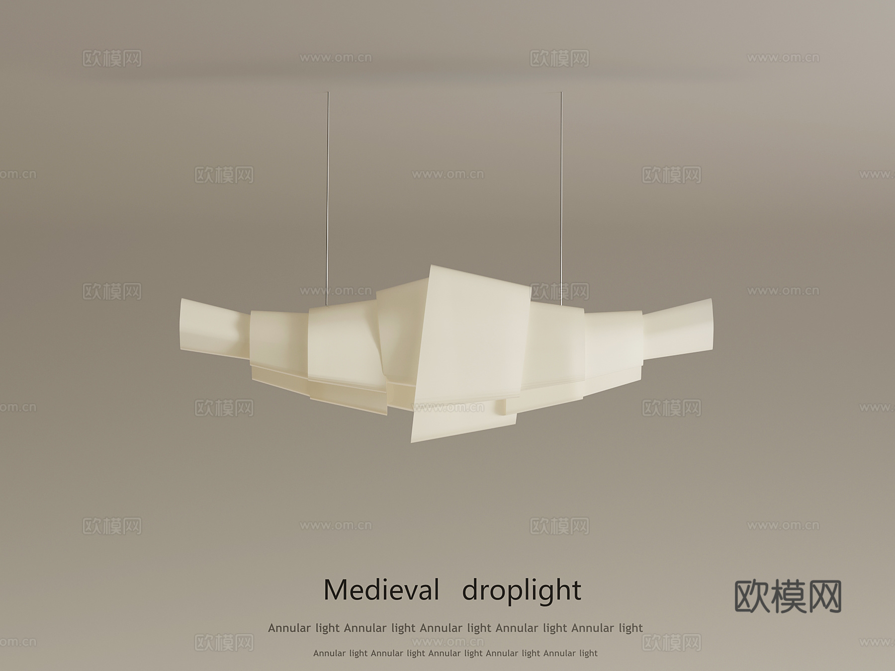 现代吊灯su模型