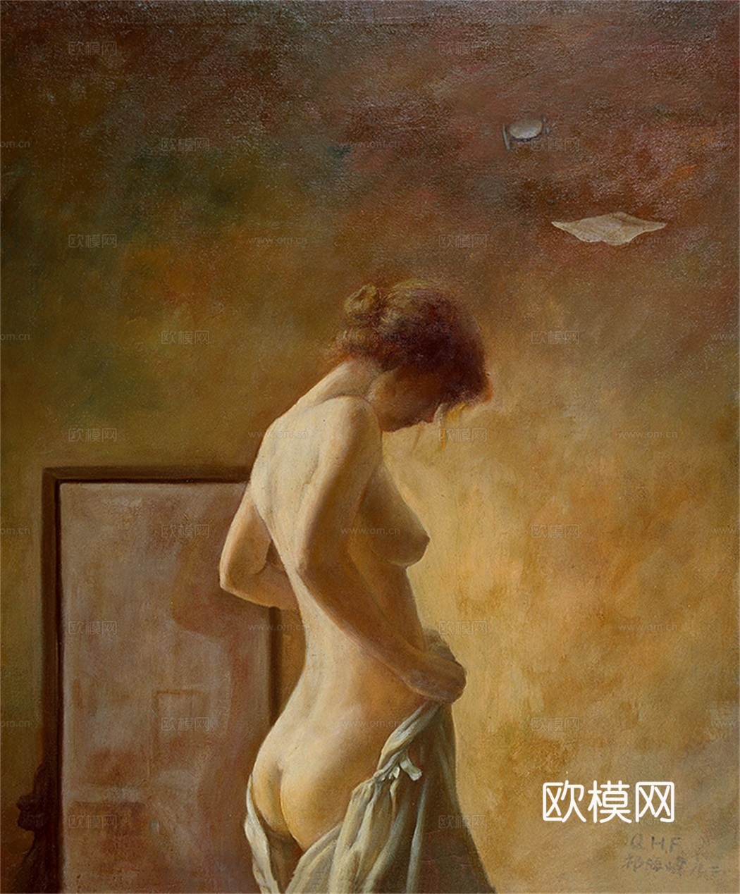 人物油画，人物画，装饰画，艺术画