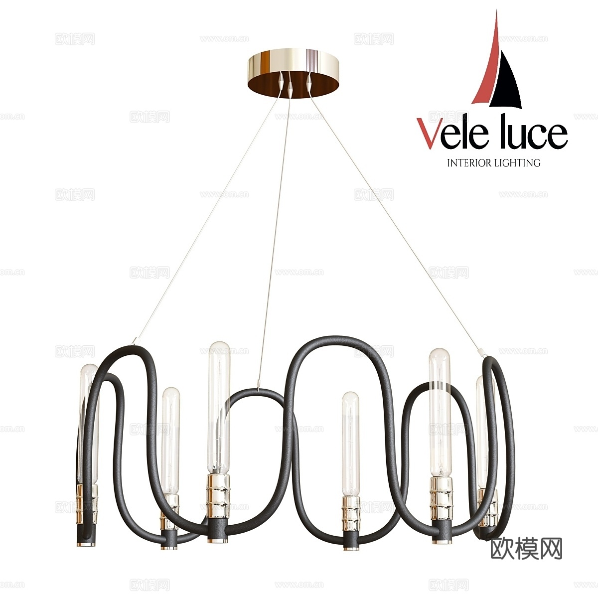 悬挂式吊灯 Vele Luce Camomilla VL103d模型下载