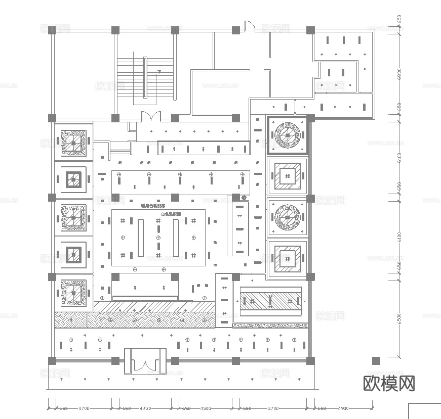 火锅店 最新全套施工图合集cad施工图