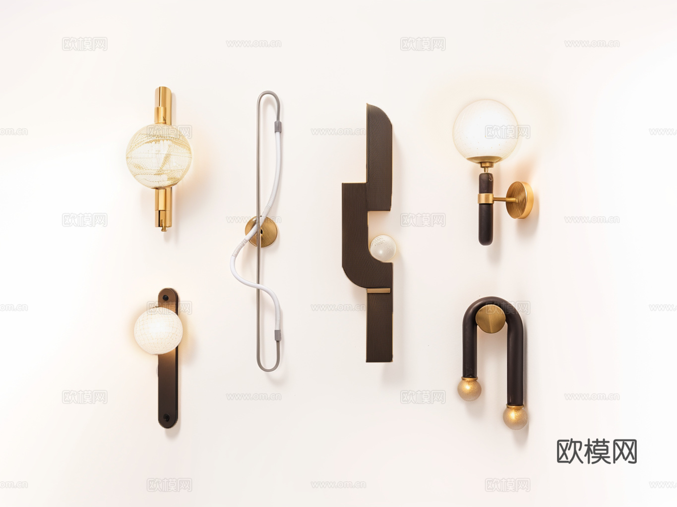 壁灯su模型