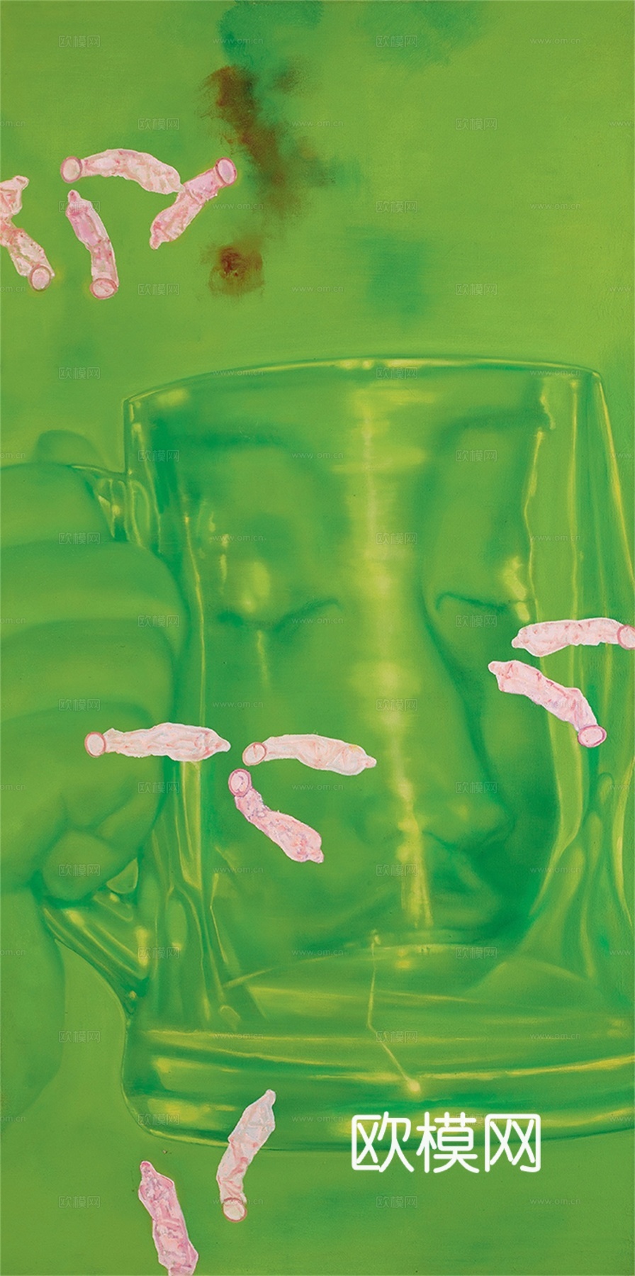 抽象油画，抽象画，装饰画，艺术画，创意画，现代绘画下载