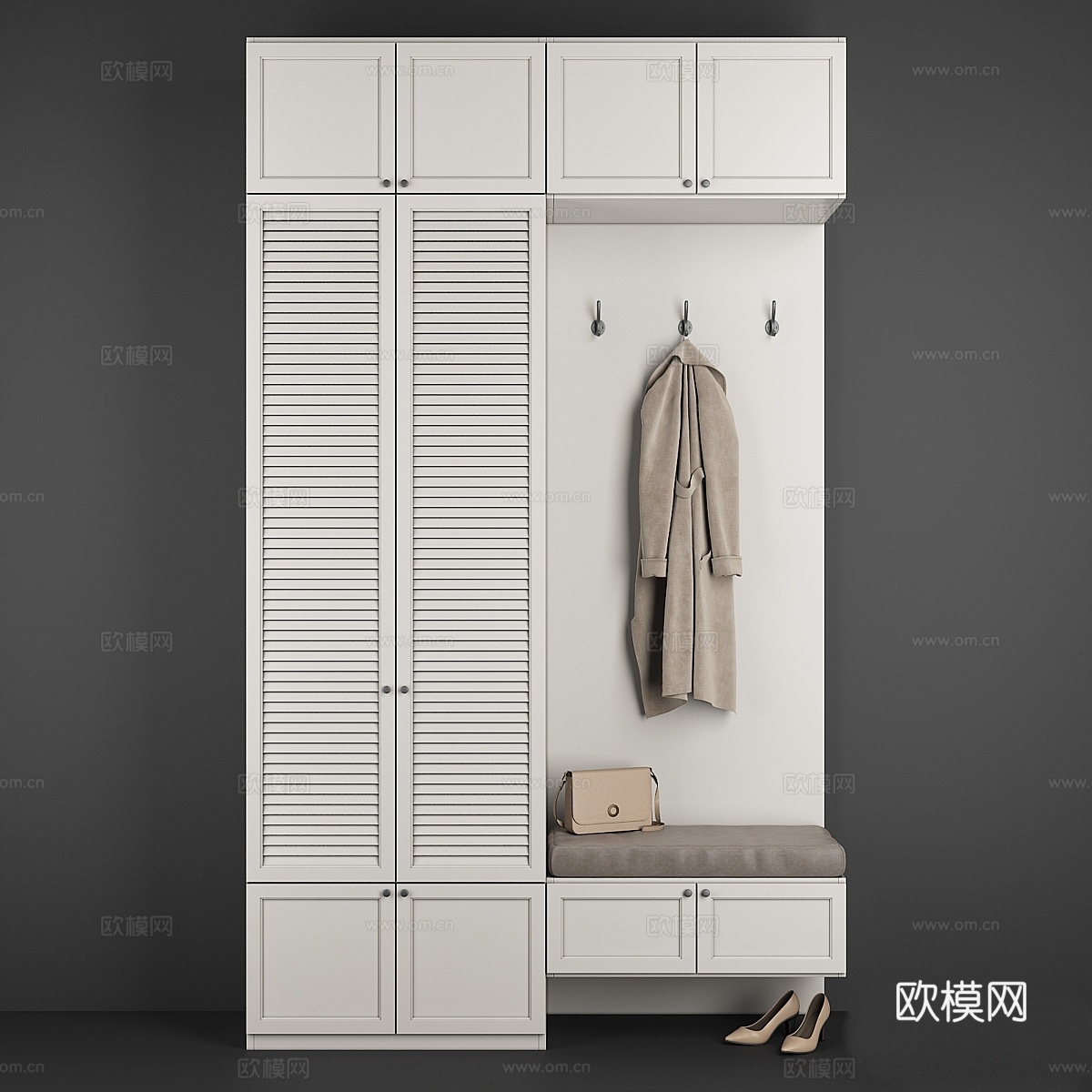 玄关走廊 113d模型下载