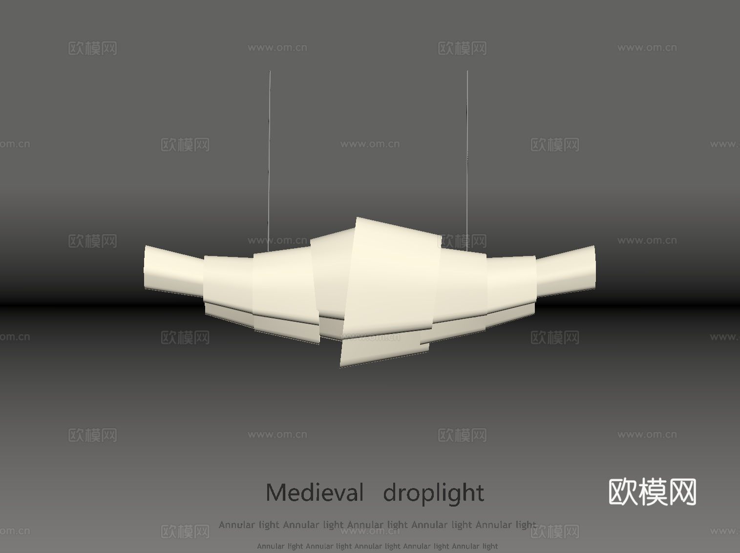 现代吊灯su模型