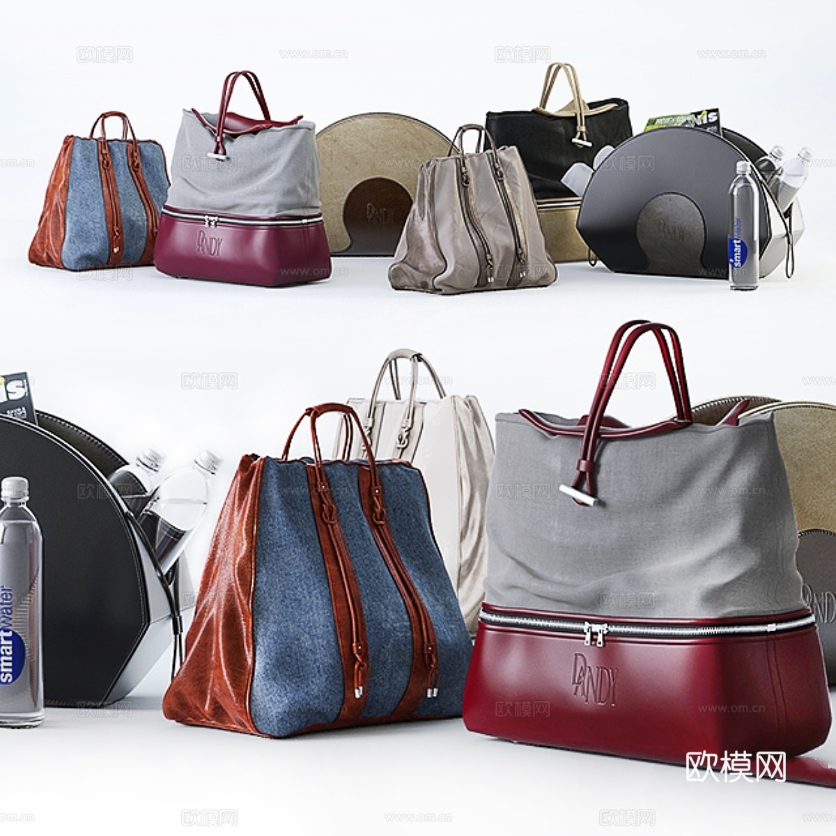 Dandy Bag系列包款3d模型下载