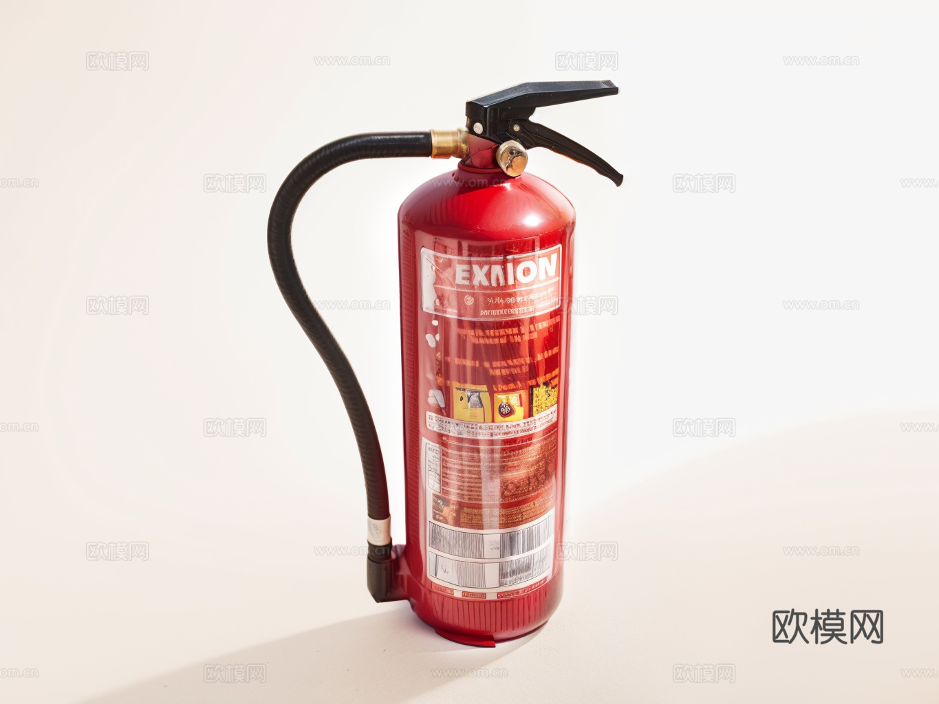 灭火器su模型