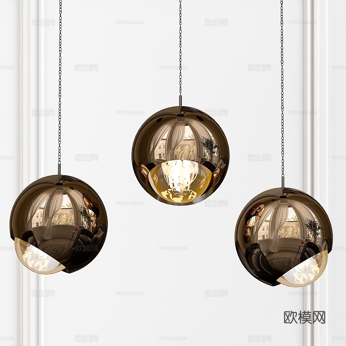 Studio Italia Design 蜘蛛灯3d模型下载