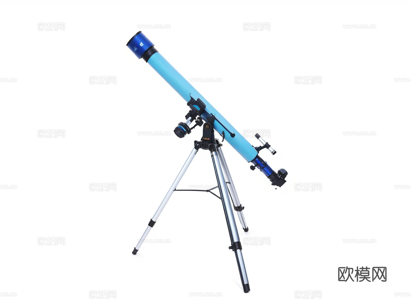 望远镜su模型下载（渲染图1）