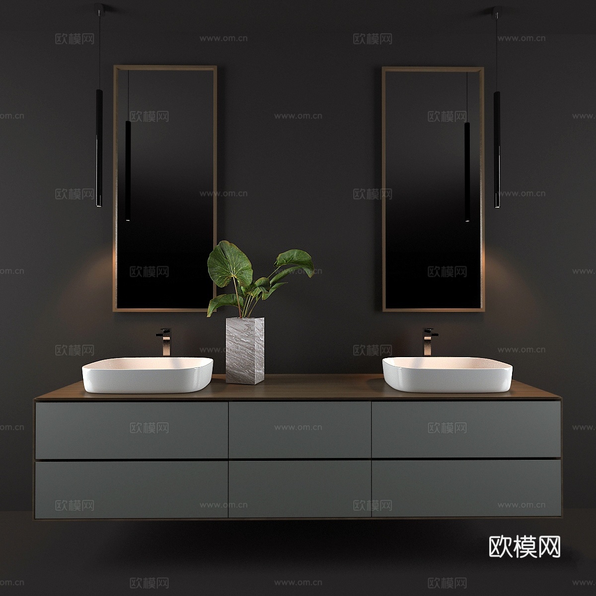 antonio lupi套装13d模型下载